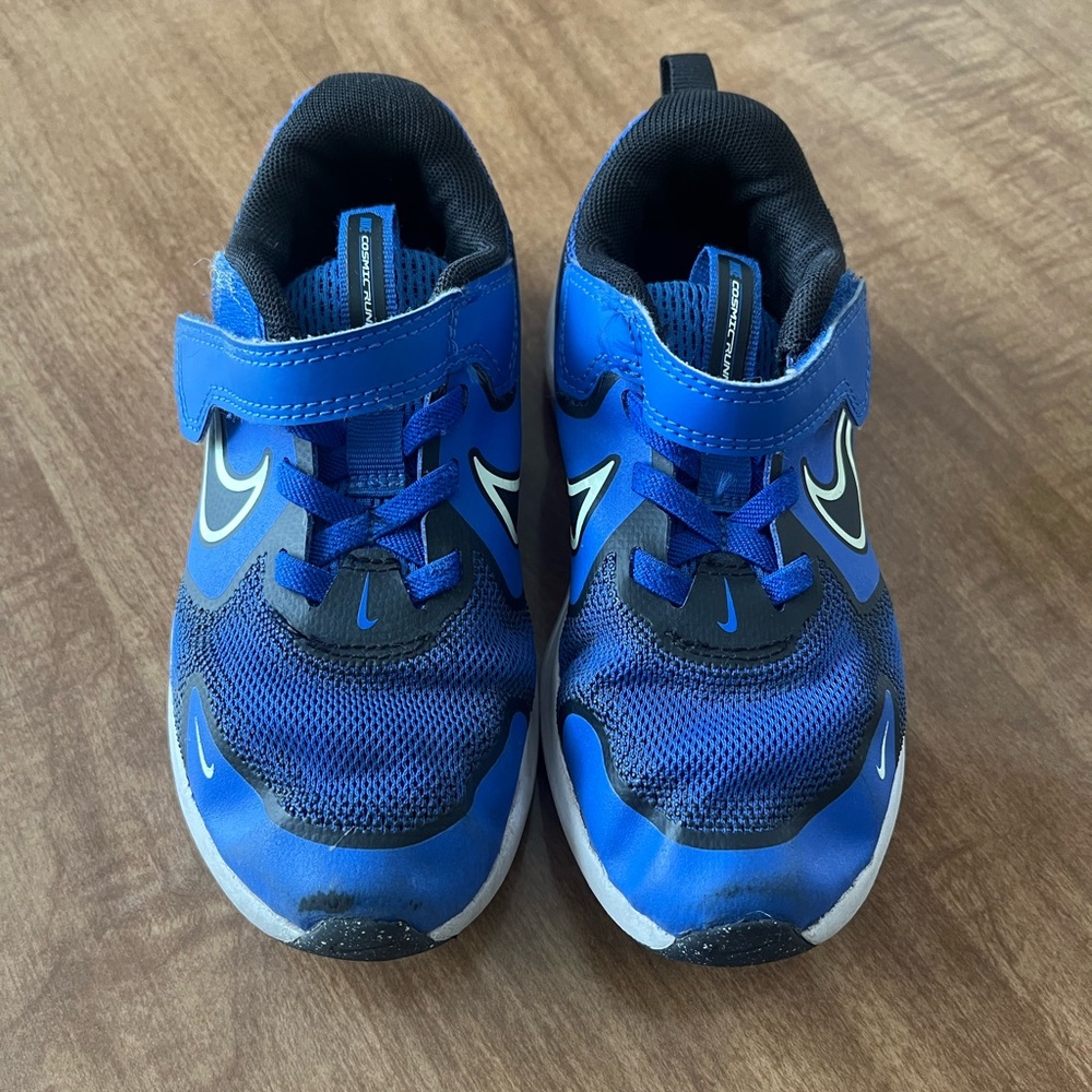 Nike Kids Blue and Black Sneakers